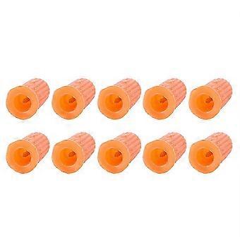 10 stks Oranje Wimper Lijm Fles Plug Blokkerende Naalden Plastic