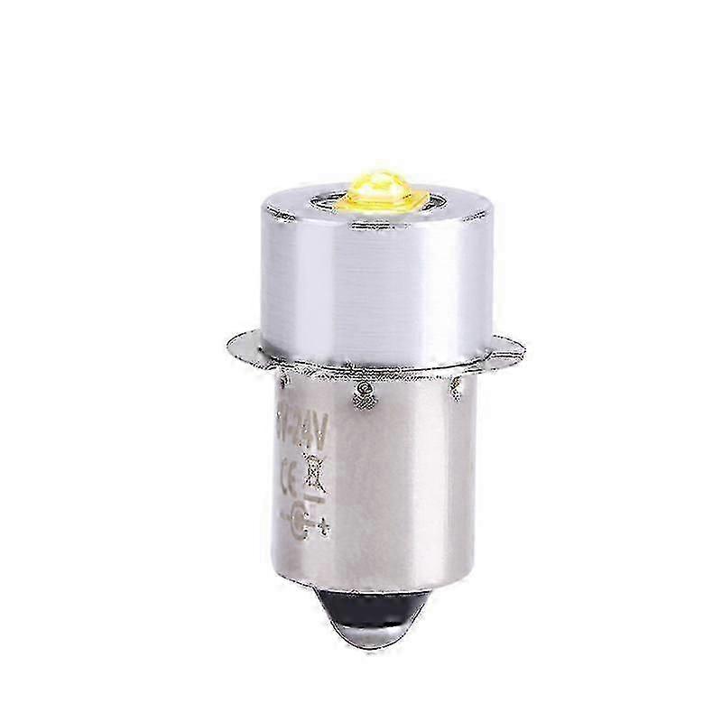 Led Flashlight Bulb, Replacement Bulb Torch Lamp Emergency Work Light(2pcs, Silver)