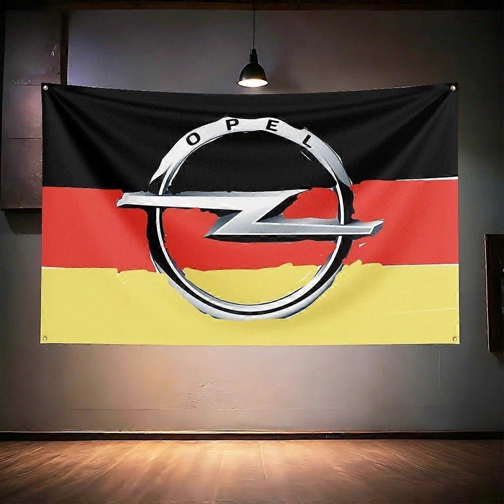 Opel bil bil flagbanner ED-0329