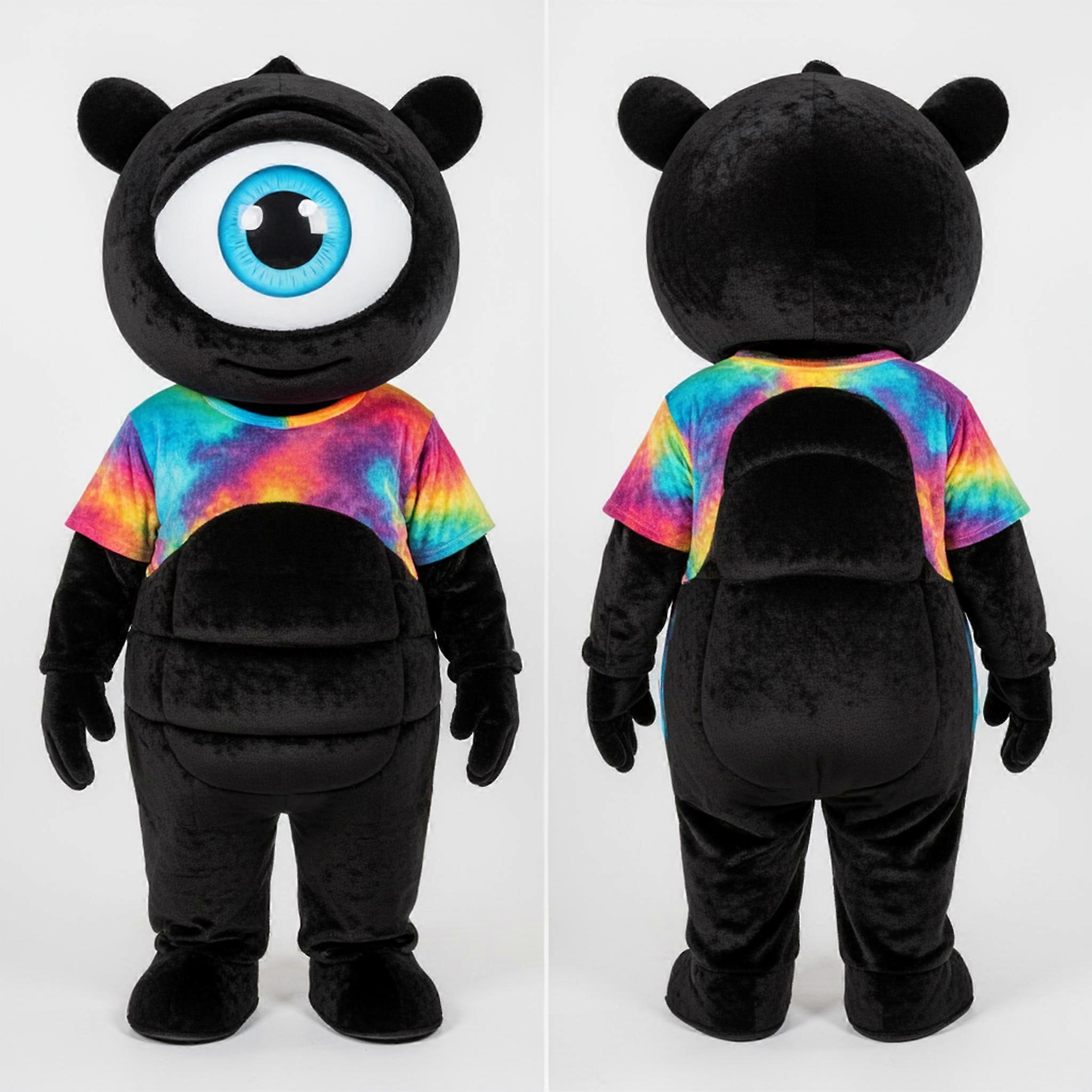 MASTICOT Ebony Cartoon Cyclops Mascot