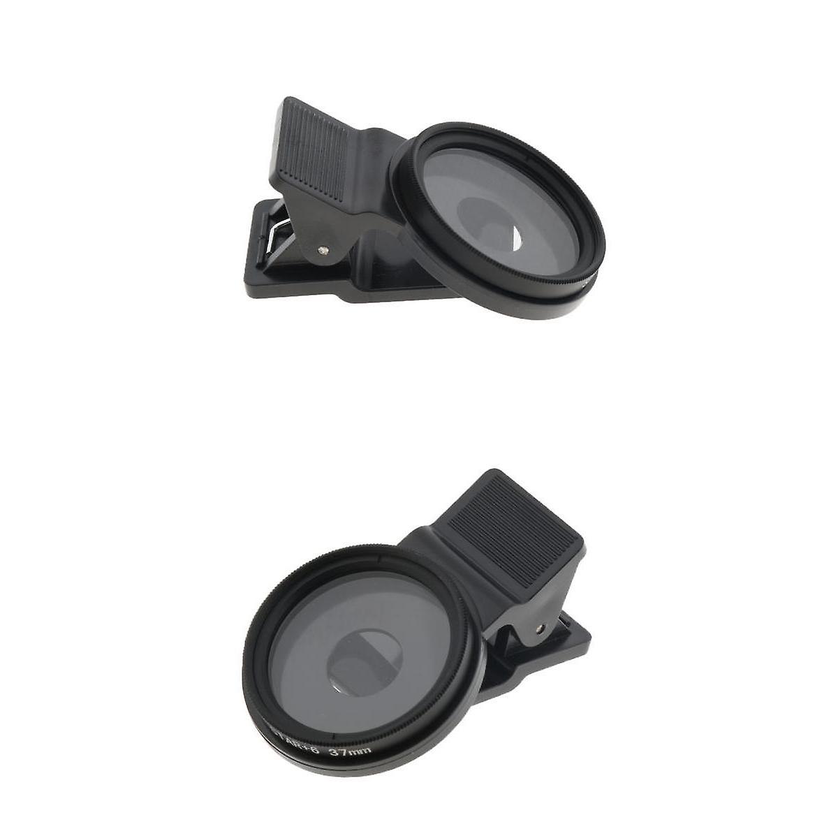 2pcs 37mm Star-effect Light Flare Cross Filter for Camera Lens