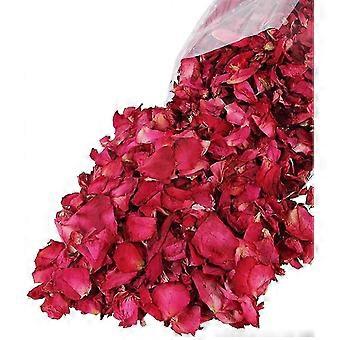 300g Natürliche Getrocknete Rosenblätter Echte Blume Trockenes Rotes Blütenblatt Für Fuß Bad Körper Yu