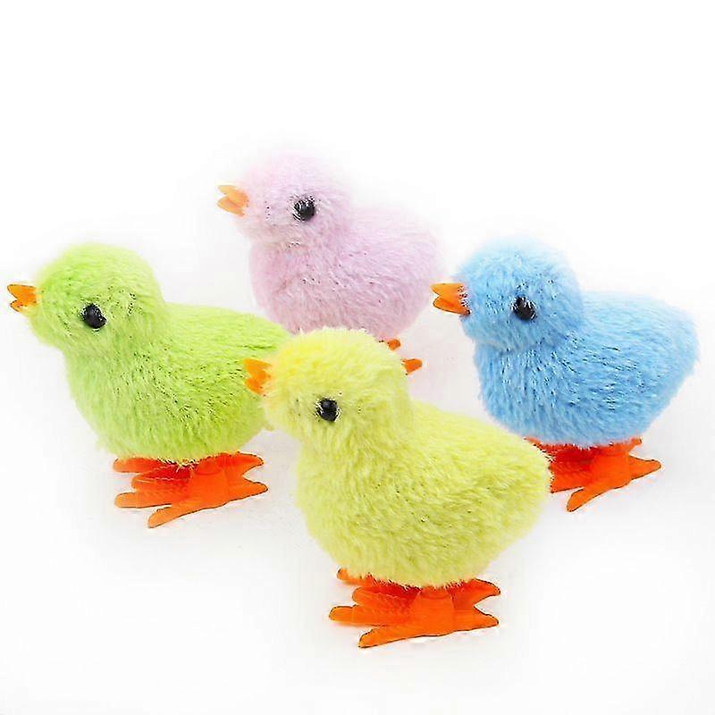 Mechanical Wind-Up Chick Toy 4 Pack