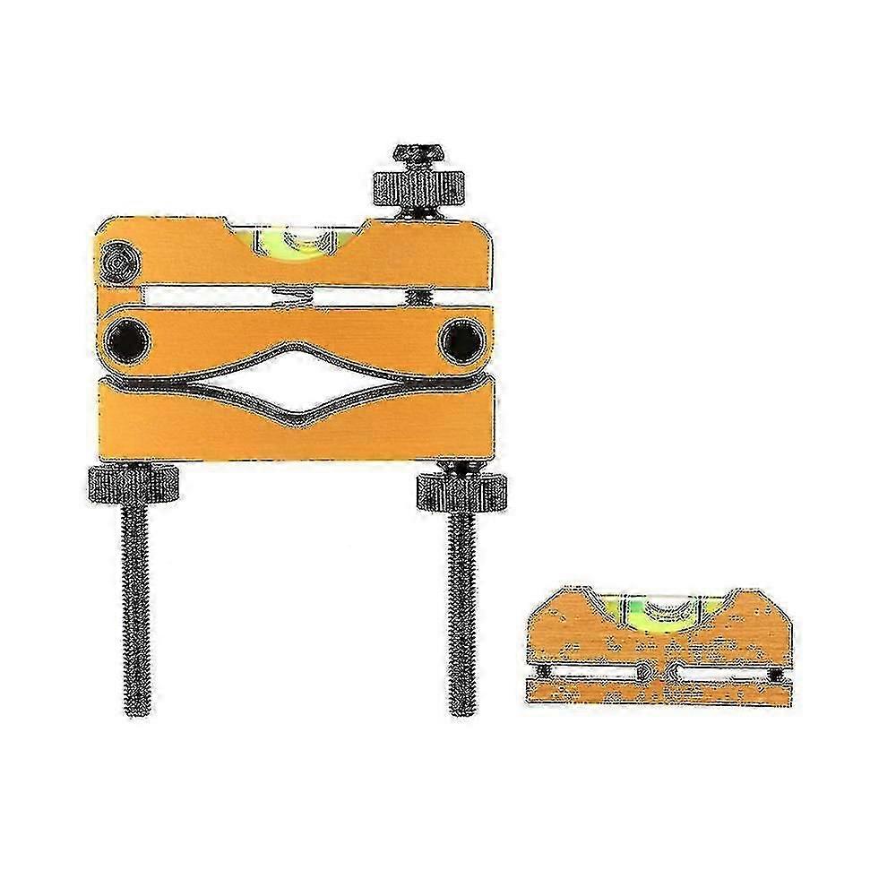 Precision leveling tool for construction - Tactical level fixture with reticle calibration system