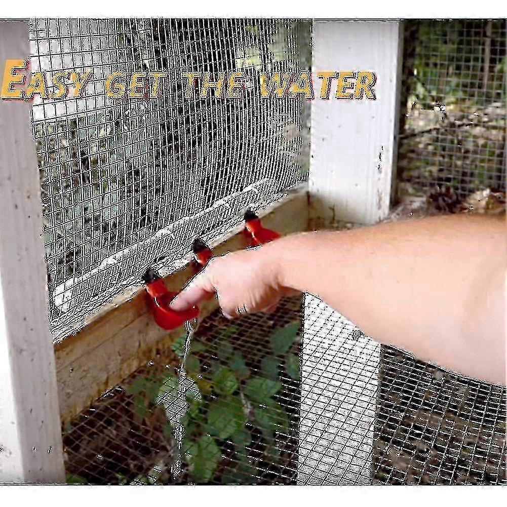 Automatic Chicken Waterer Cups With Yellow Trigger