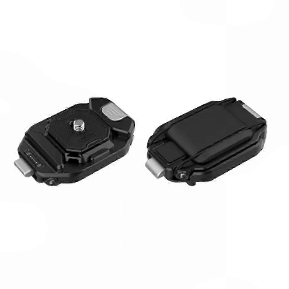 Quick & Secure Backpack Camera Attachment F38 Quick Release Kit V2 - Backpack Camera Strap Clip & Quick Release Base