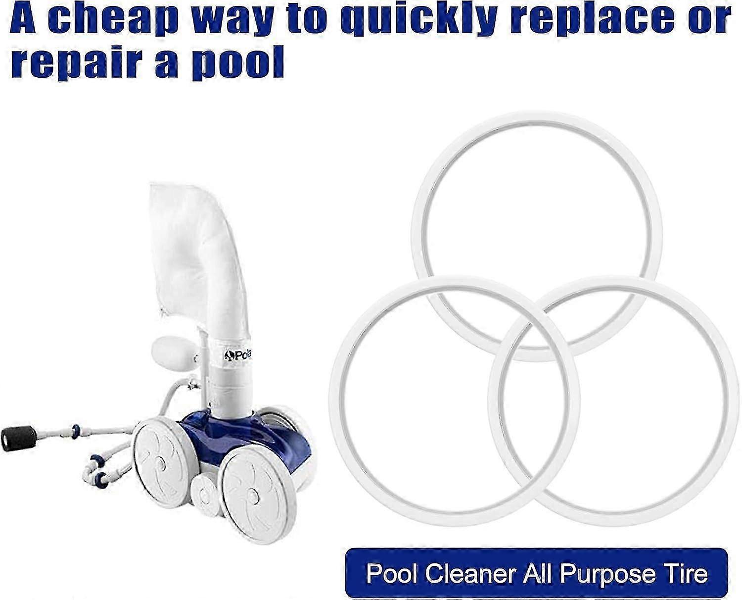 Replacement Pool Tires, Compatible with Polaris Pool Cleaner