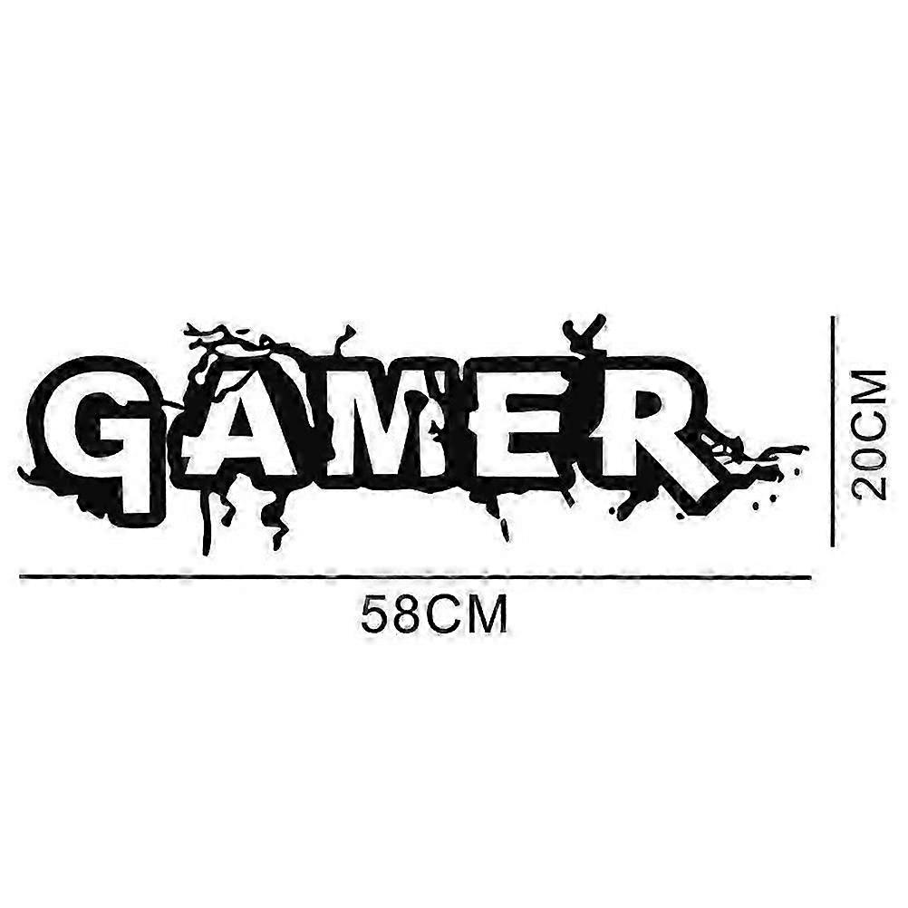 Removable PVC Gamer Wall Decal