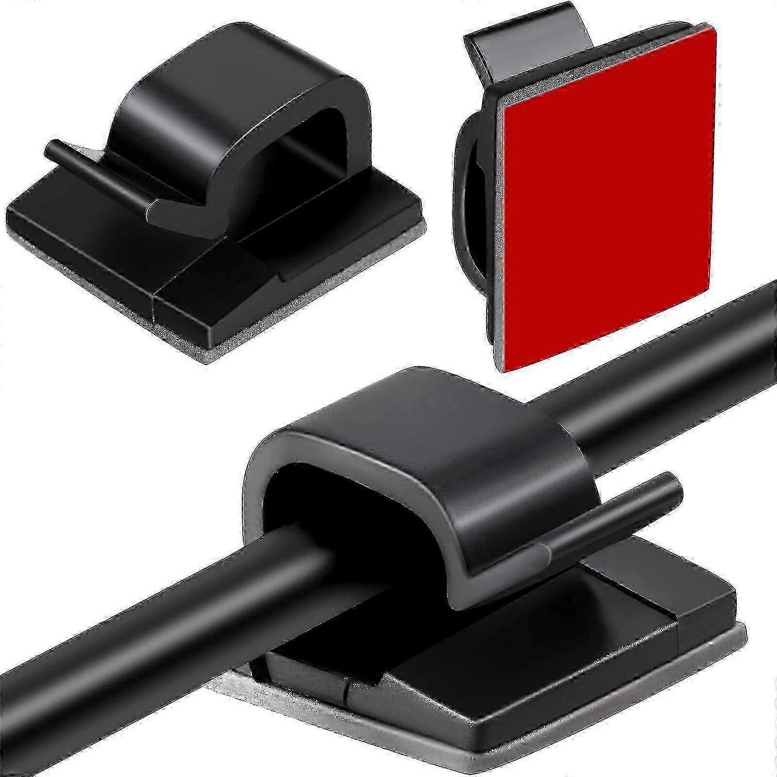 60-Pack Weather-Resilient Decorative Cable Clips