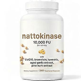 Nattokinase Nahrungsergänzungsmittel Kapseln 10.000 FU, 240 vegetarische Kapseln_a8_CC