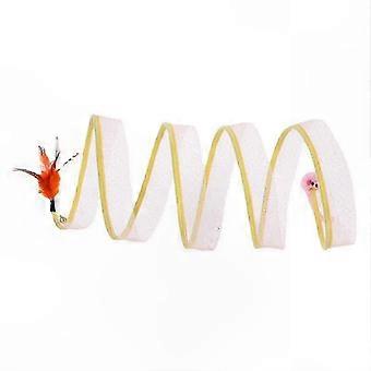 Interactive Pet Play Foldable Cat Tunnel, Foldable Cat Toy Set for Cats, Collapsible Play Tube