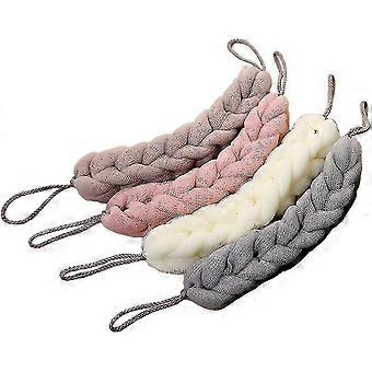 4 Packungen Lang Stretch Back Schwamm mit Seilgriffen Zurück Scrubber Badewanne Dusche Mesh Schwamm Peeling KörperPeeling Stretch Geflochtener Luffa für Männer und Wom