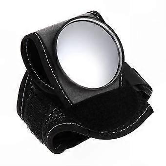 Bike Wrist Guards with Rear View Mirror and Retroreflector Viewfinder