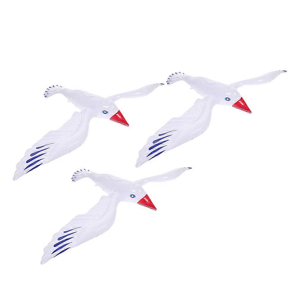 Inflatable Seagull Large Inflatable Decoration for 3Pcs Pool Use