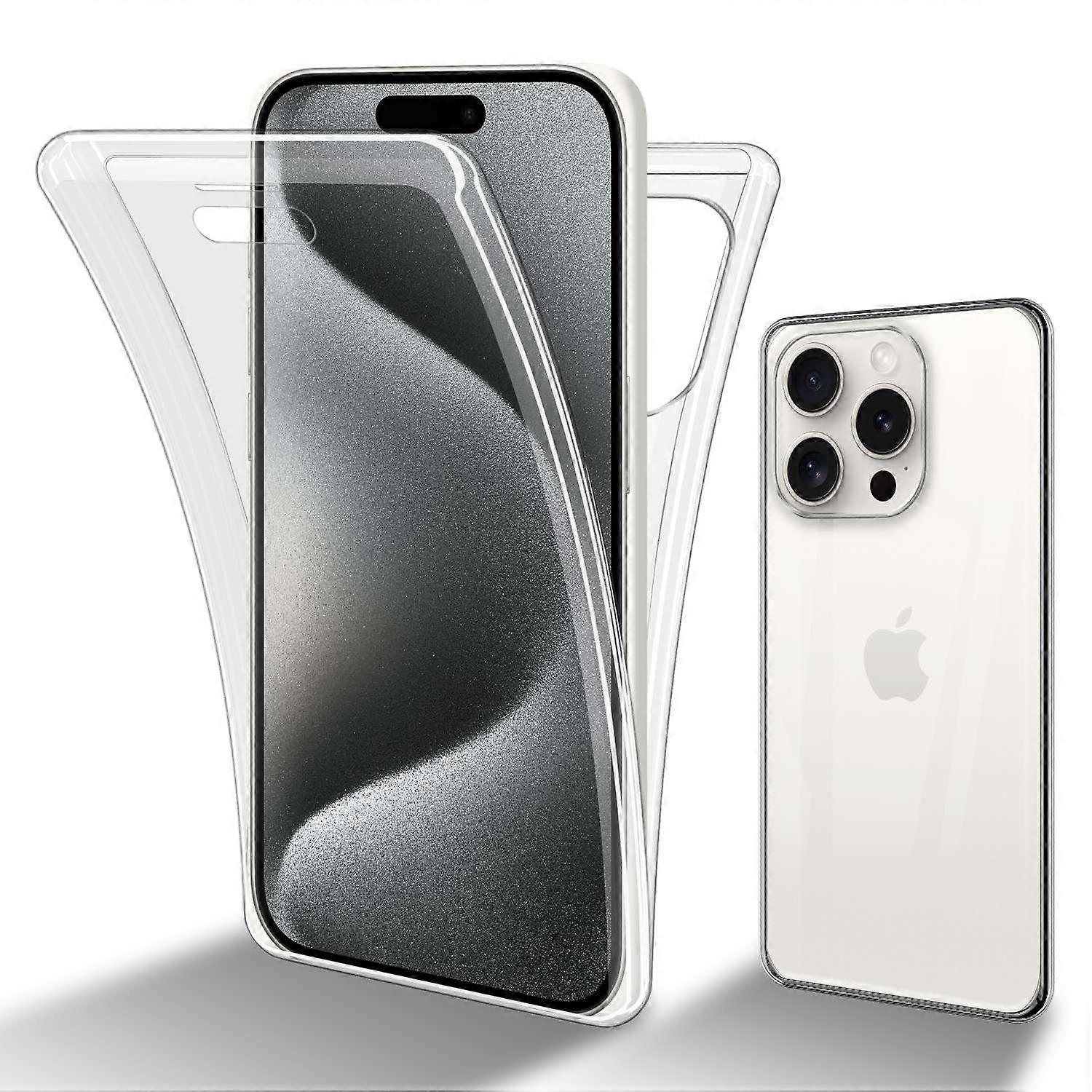 Case compatible with iPhone 15 Pro Max - Full Cover TPU Protective Case