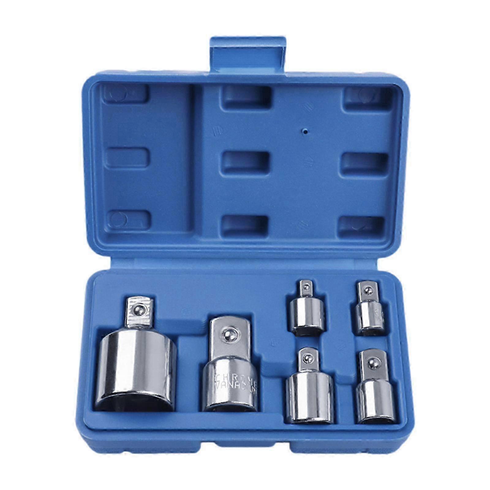 6Pcs Impact Socket Adapter Drive Socket Reducer Set for Homes Factories