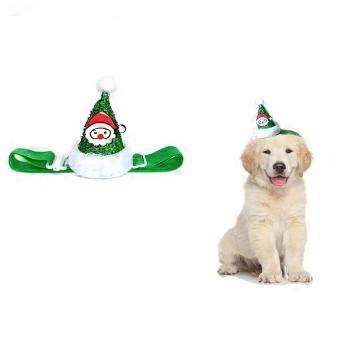 Pet Cat Dog Birthday Hat, Cute Puppy Hat Cap with Adjustment Rope Christmas Hat Elastic Rope Pet Head