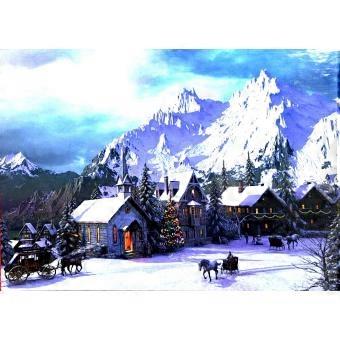 Rocky Mountain Christmas Family Jigsaw Puzzle