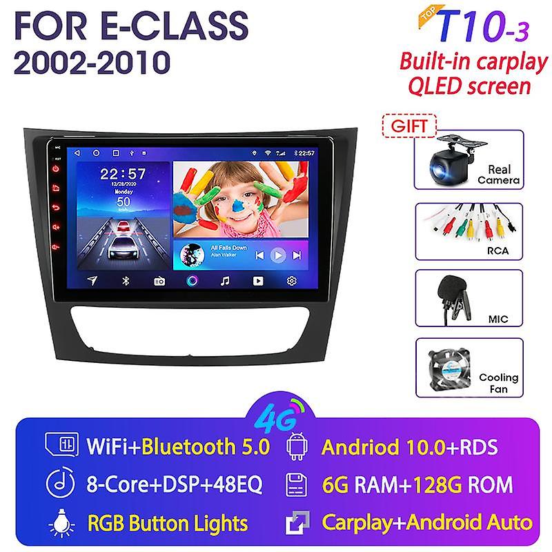 For Benz E-class W211 E200 E220 E350 E240 E280 Cls 350 W219 2 Din Android Car Radio Player Wifi Rds Dvd Speakers