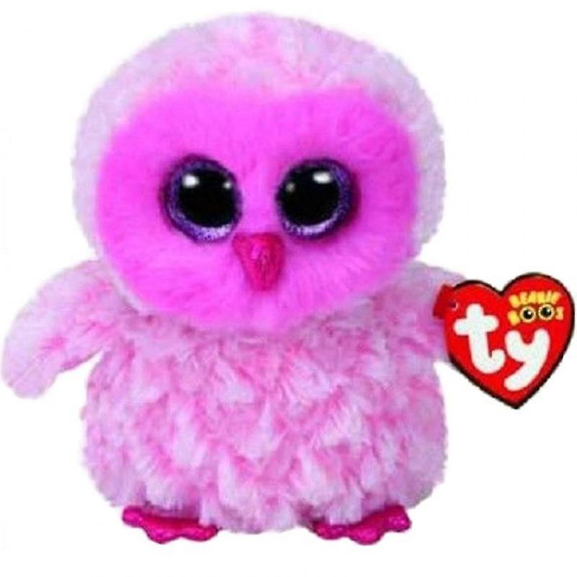 15cm Plush - Cat, Dog, Owl, Dragon, Panda, Giraffe, Penguin, Flamingo, (pink Face Owl)