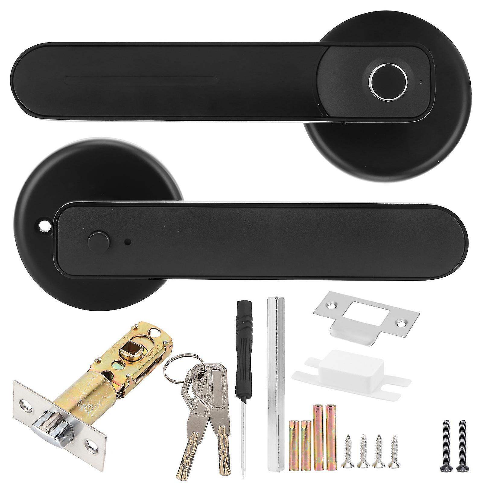 Zinc Alloy Electronic Smart Lock With Usb Charging Port Indoor Door Fingerprint Lock For Home