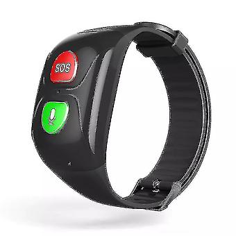 Sos Smart Armband Voor Senioren GPS Info Push Hartslag monitoring Ingebouwde Tracking Watch