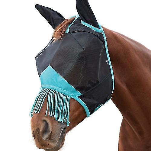Weatherbeeta Comfitec Deluxe Tassel Fine Mesh Horse Fly Mask With Ears