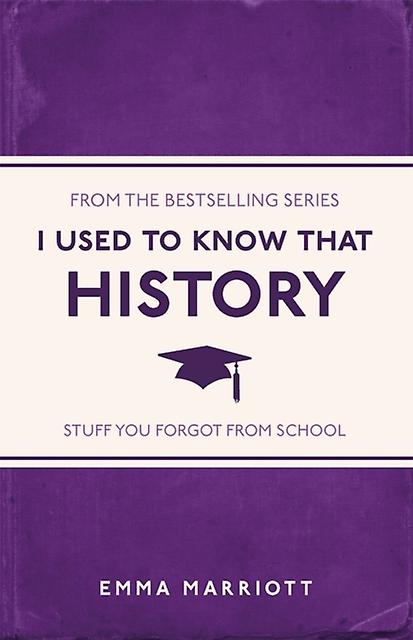 I Used To Know That History by Emma Marriott Paperback
