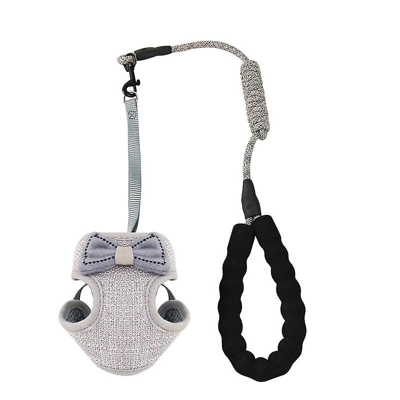Walk Your Dog In Style With This Adjustable Bowknot Reflective No Pull Dog Harness!