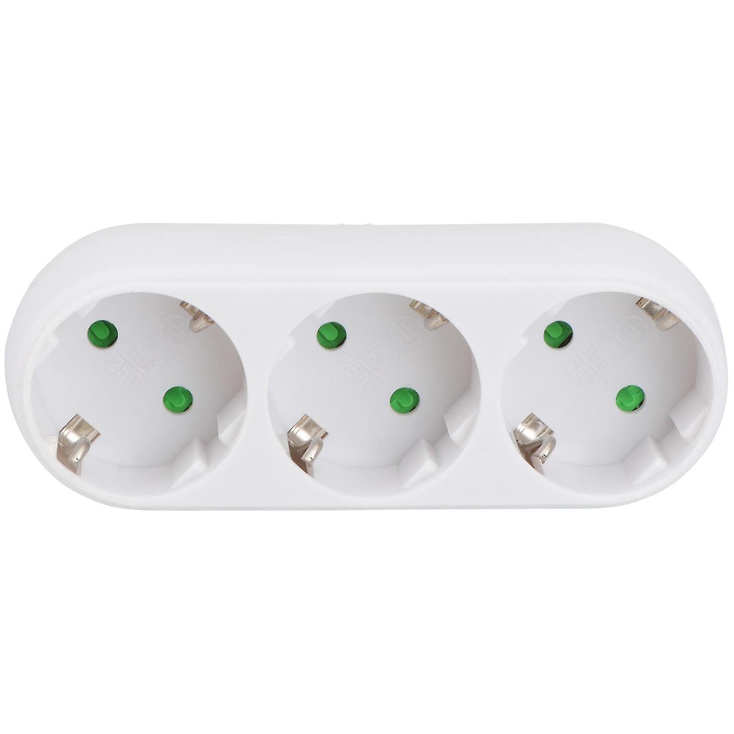 1pc Socket Panel Triple Socket Wall Panel Wall Socket