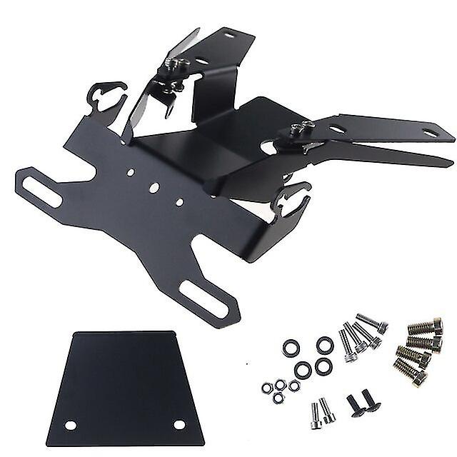 For Honda X-adv 750 Xadv750 - Motorcycle Rear License Plate Tailstock Bracket Mounting Frame With Led Light