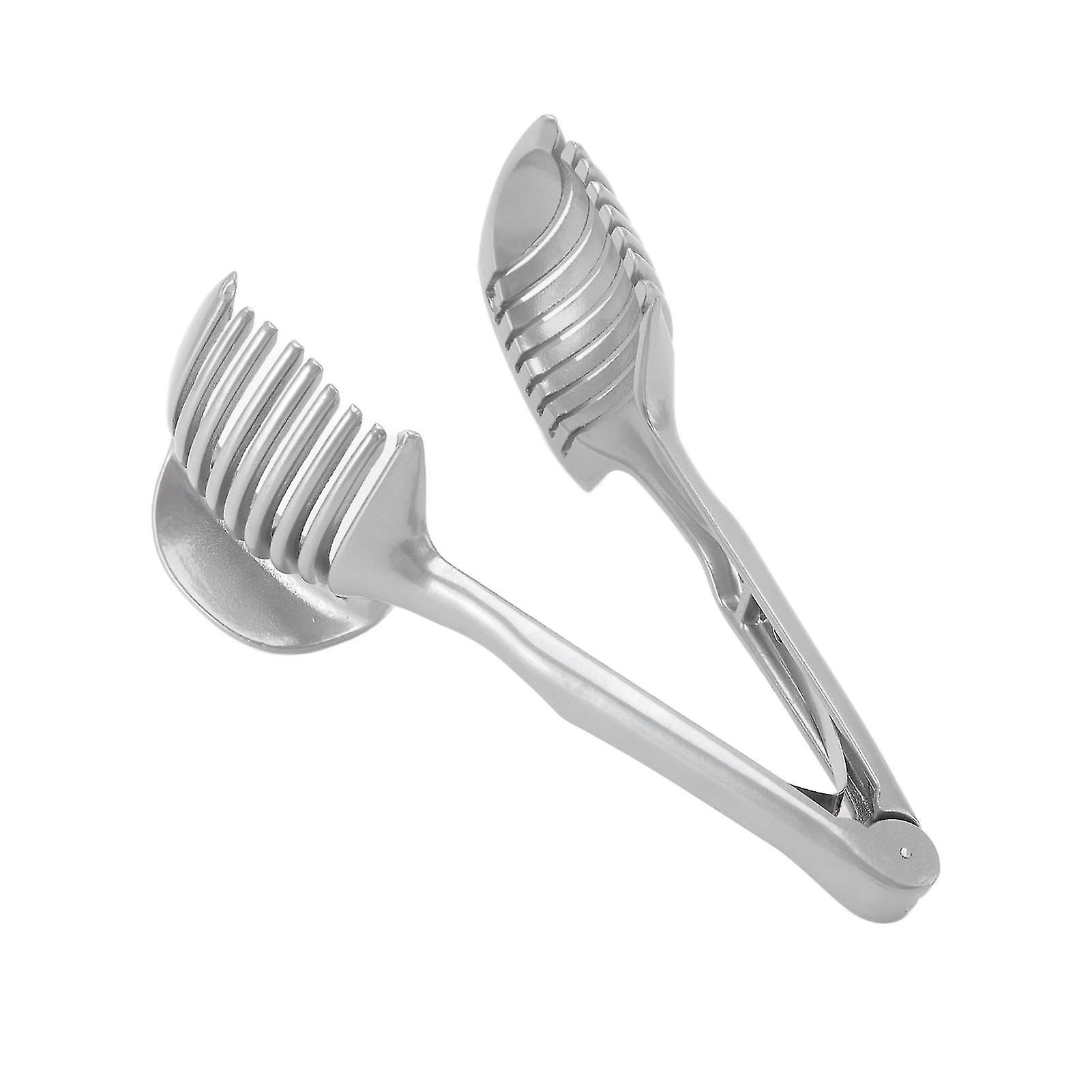 Lemon Slice Tool Aluminium Alloy Durable Eco Friendly Tongs Design Lemon Slice Cutter for Tomato Onion Lemon