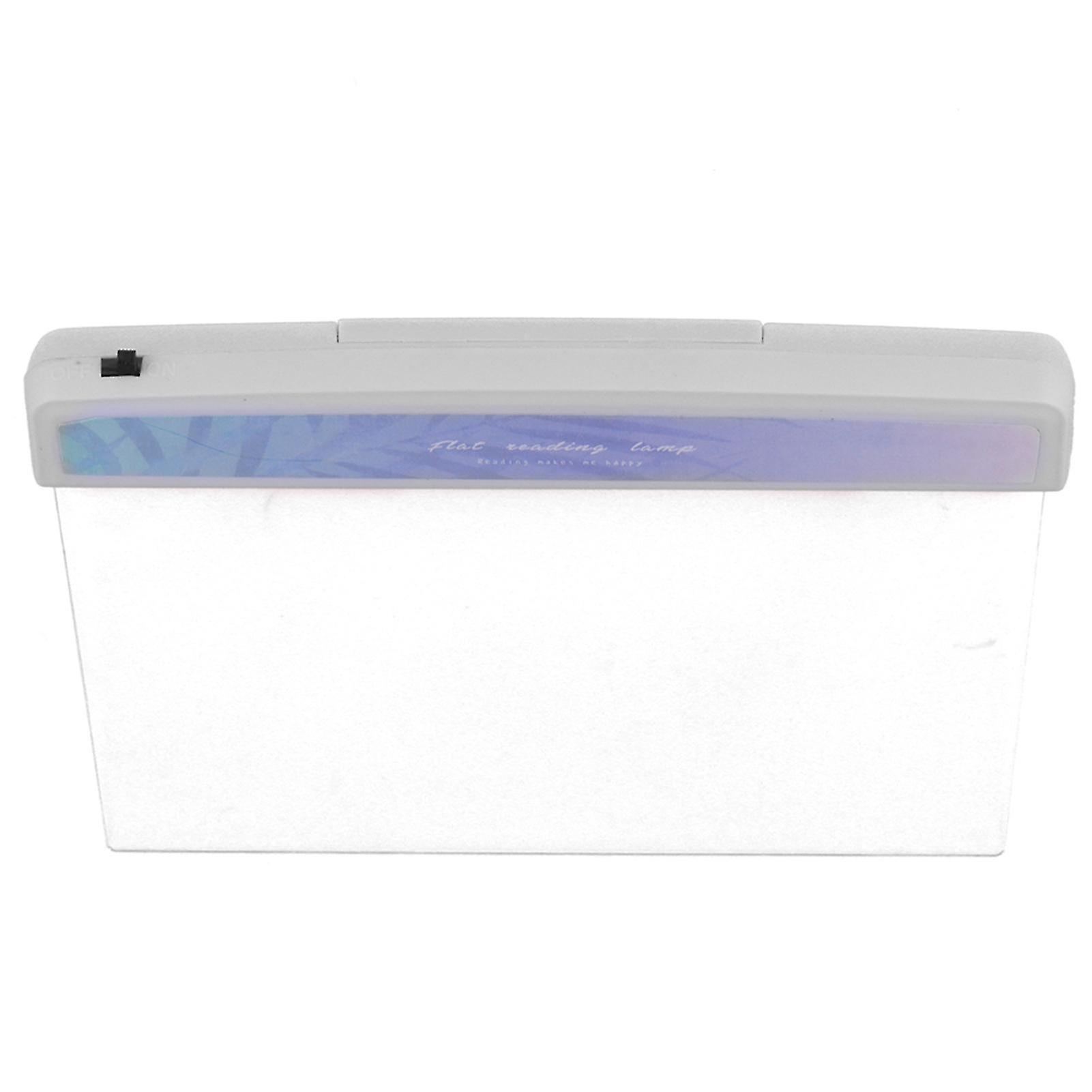 LED Panel Book Light Portable Leaf Pattern Flat Reading Lamp Student Eye Protection LightType 2