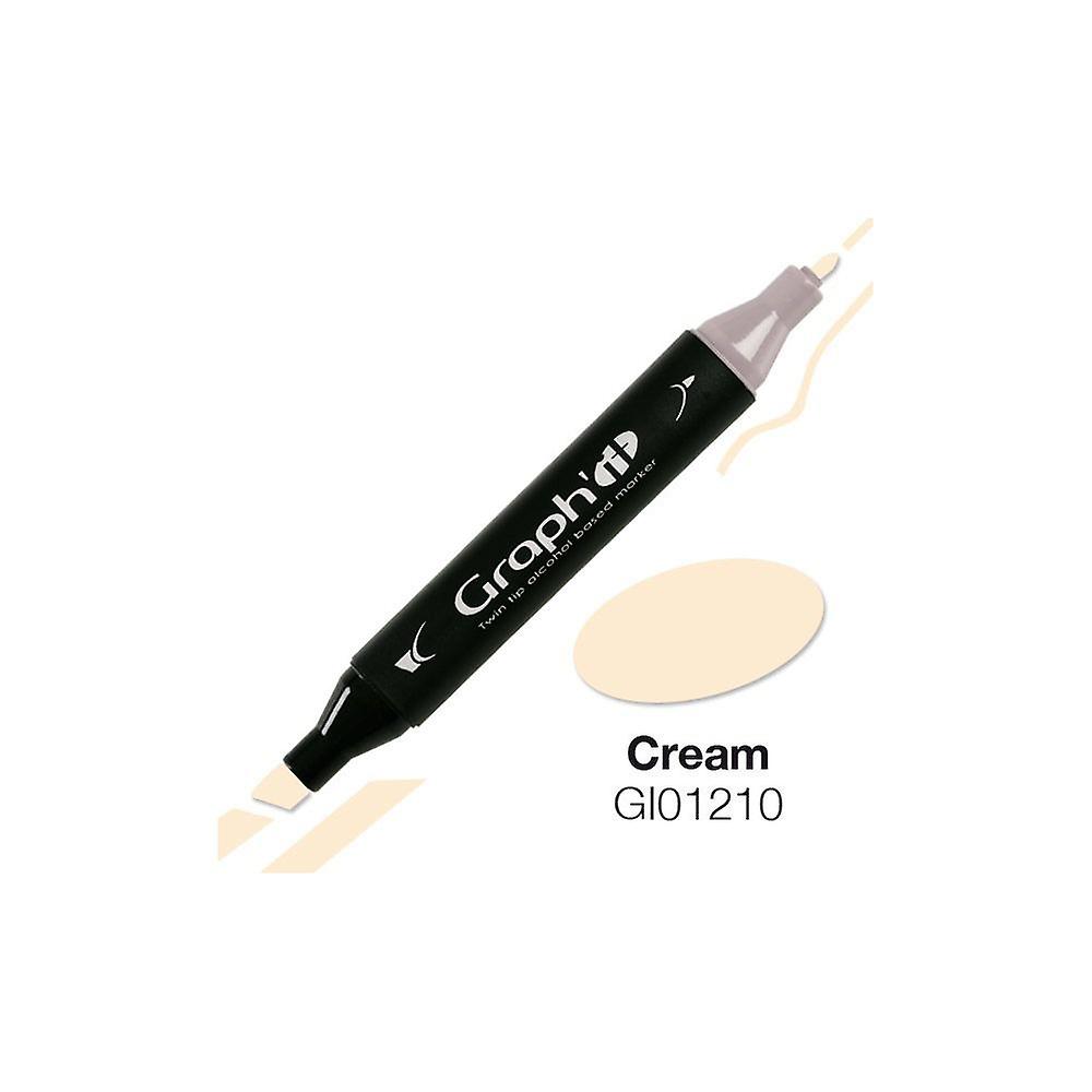 Graph'It Double Tip Marker - Cream