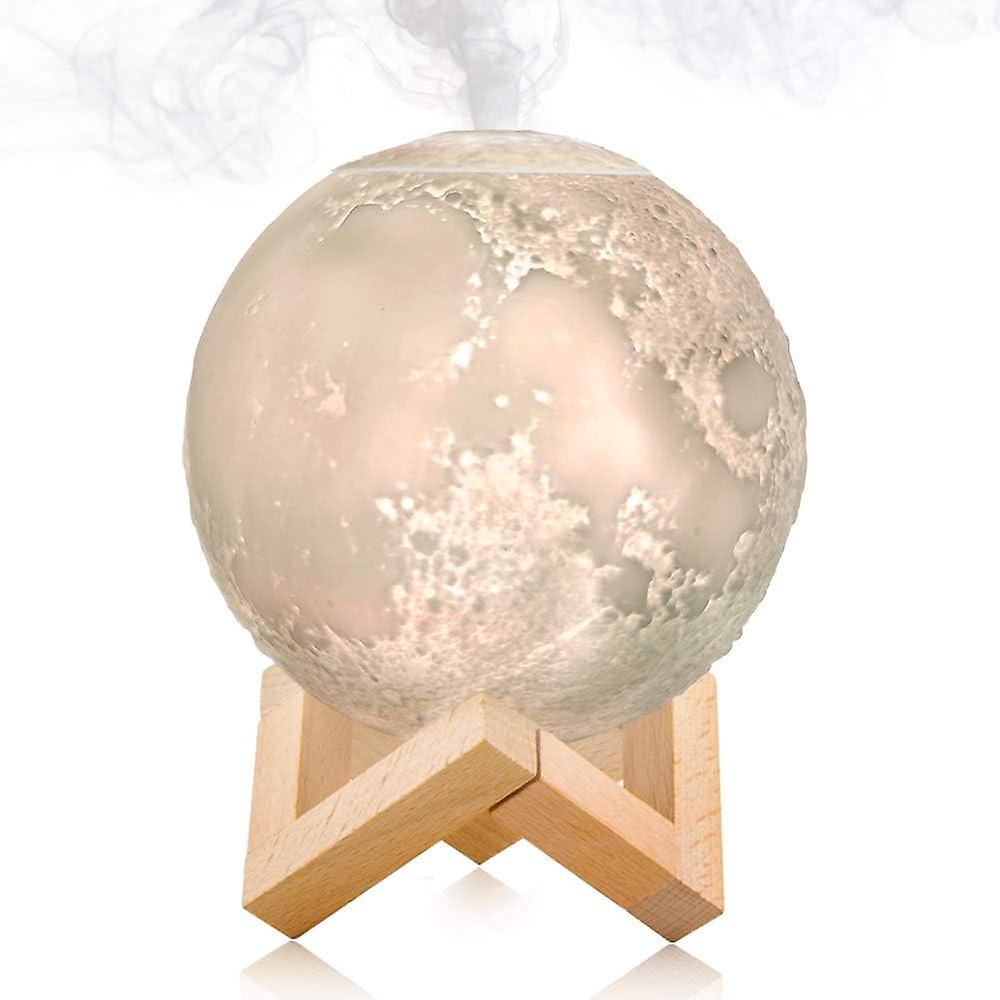 Humidifier - Aromatherapy Diffuser, Moon LED Desk Lamp with Cool Mist Humidifier Function