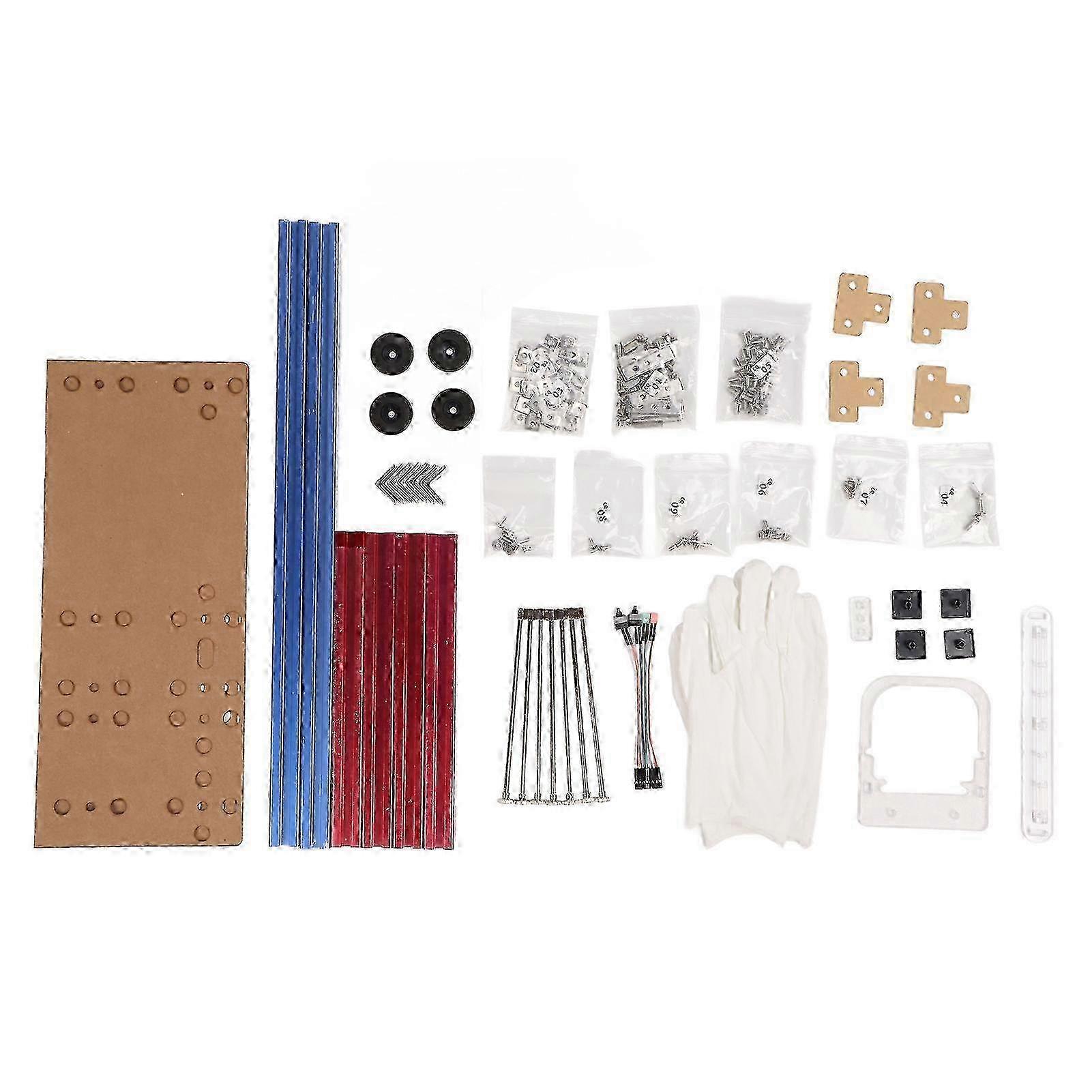 ATX Computer Open Case Bracket Good Heat Dissipation Support 4 PCI Slot Colored Aluminum Alloy DIY Bare Frame for Home