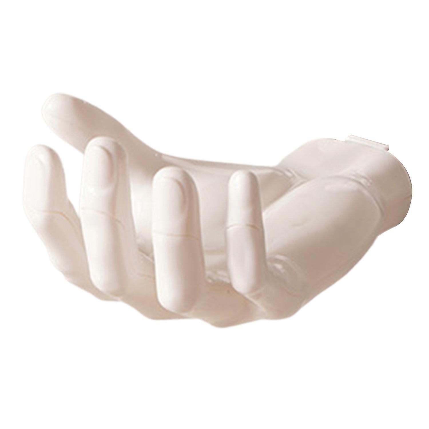 Wall Hook Punch-free Trace-less Creative Convenient Decorative Resin Hand Shape Storage Hook Key Acc