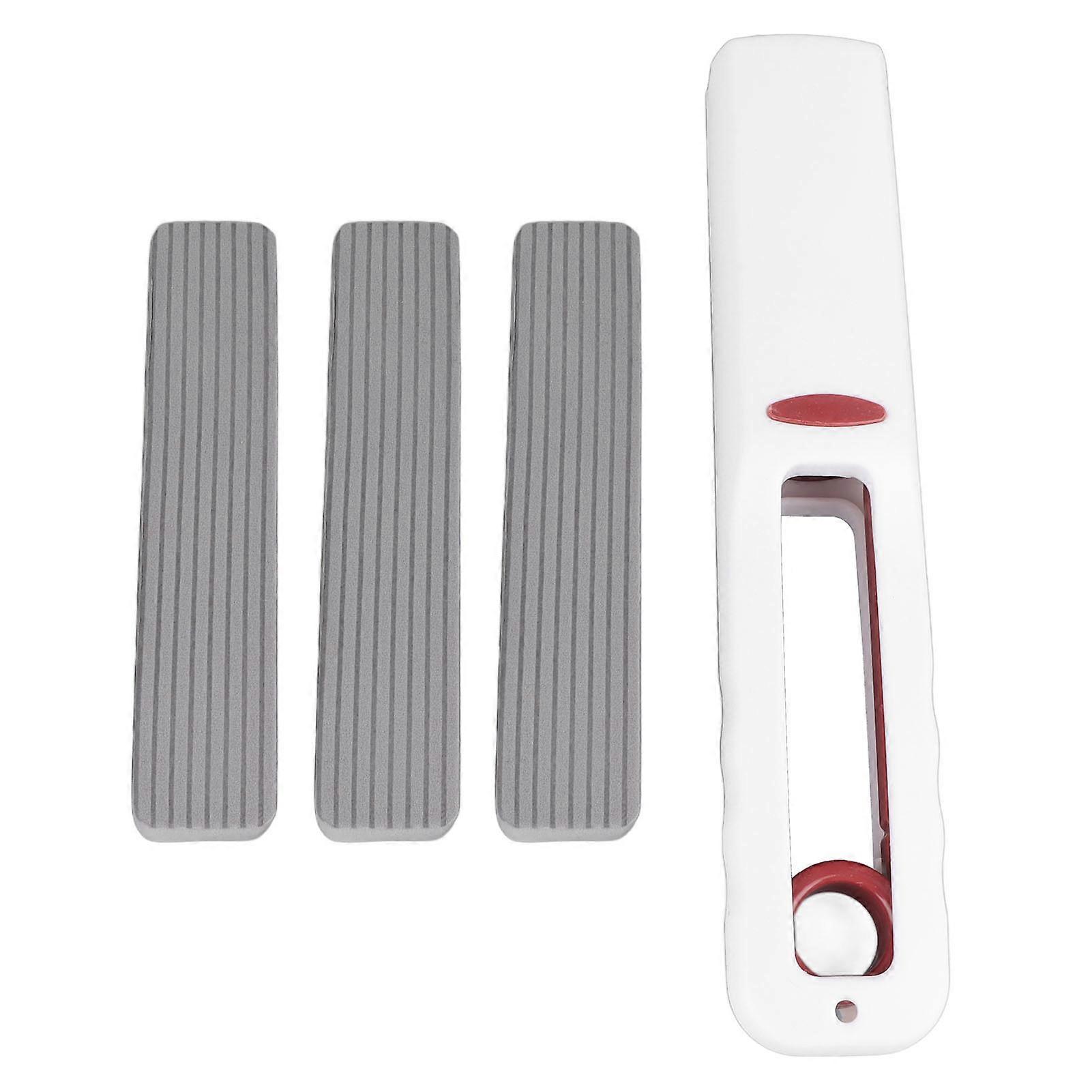 Portable Self Squeeze Mini Mop Wet and Dry Use Lazy Strong Absorbent Mop for Bathroom Kitchens One Pole (3 Mop Heads)