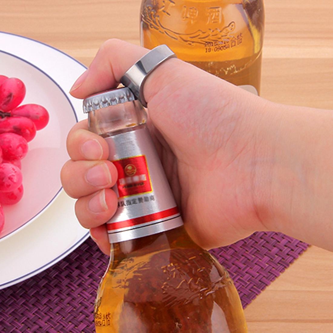 Ring Style Metal Beer Bottle & Can Opener
