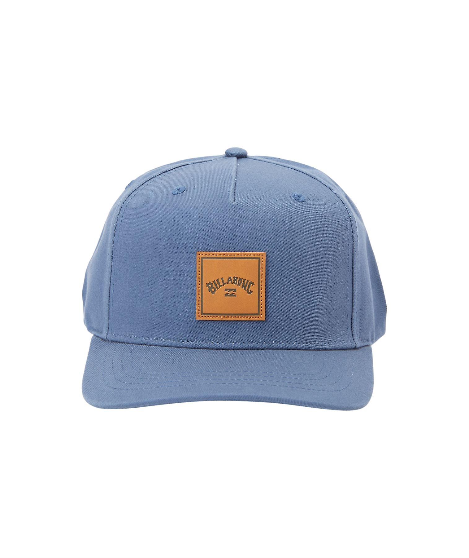 Billabong 6 Panel Mens Snapback Curved Peak Cap ~ Stacked