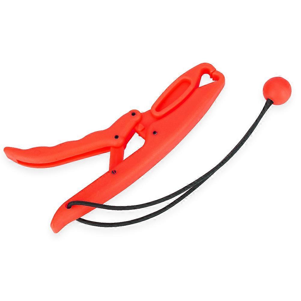 Pince à poisson flottante durable avec cordon élastique (rouge L)