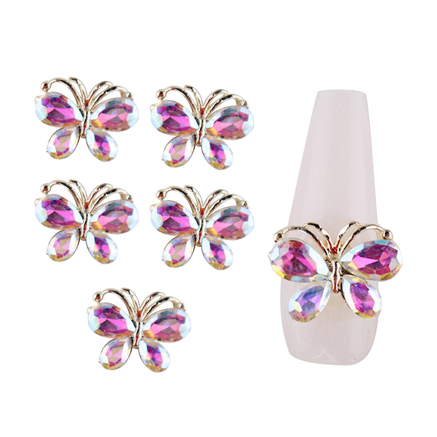 1 Bag Nail Decoration Shining Stunning Visual Effect Bright Color Decorative Zircon All-Purpose