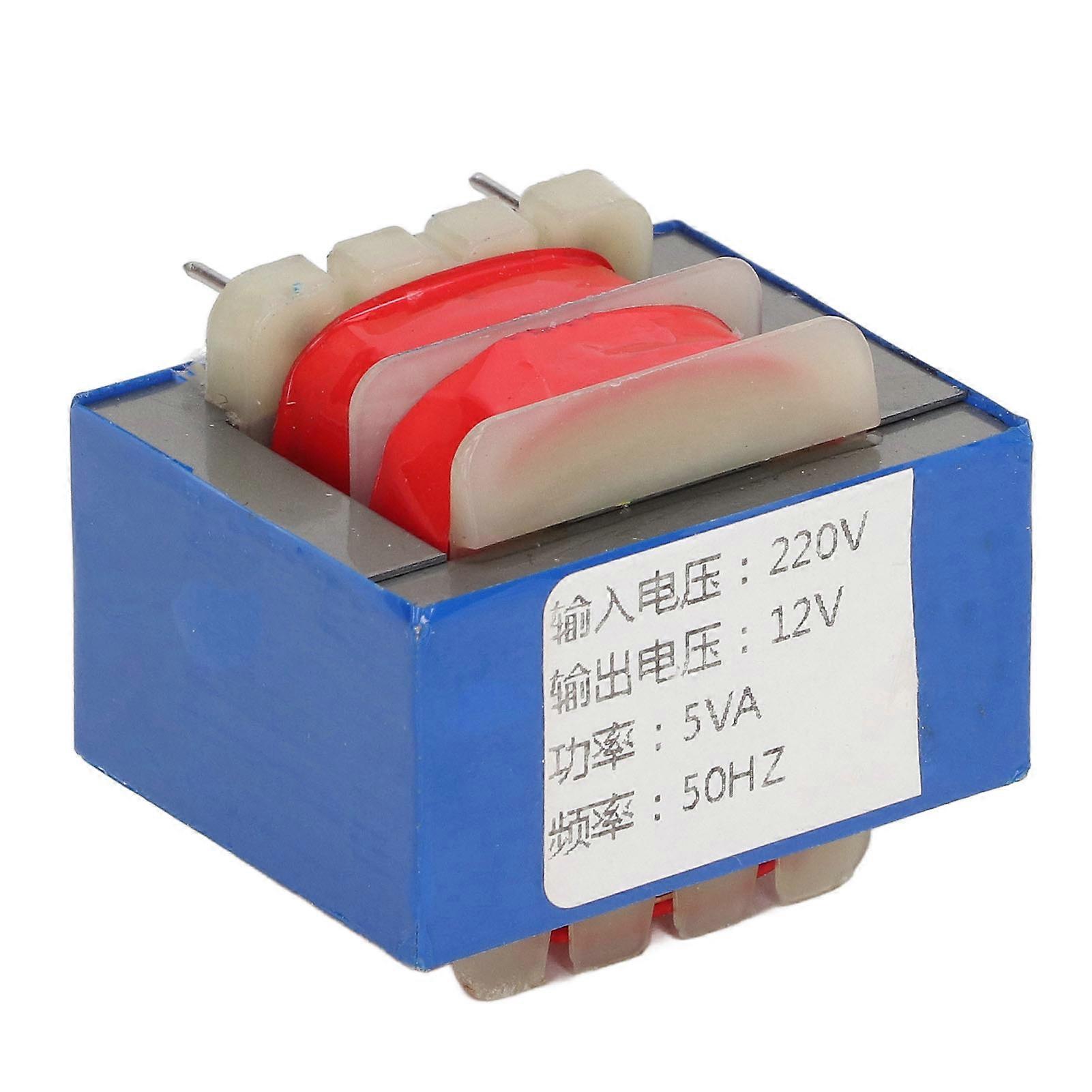 Isolation Transformer 5 Pin 5W 220V Input 12V Output Voltage Converter for Power Supply