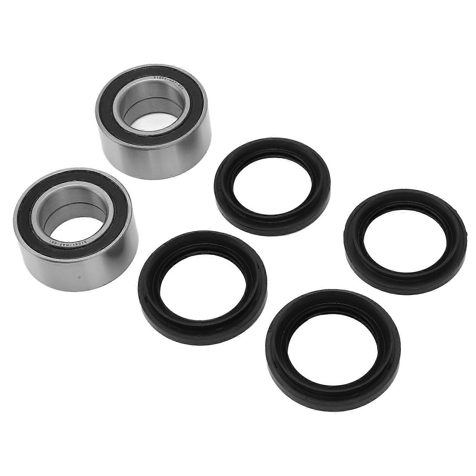 Front Wheel Bearing Seal Kit ATV Front Wheel Bearings and Seals Kit Dustproof Replacement for TRX 500 650 680 2005‑2015 Front Wheel Axle Bearing Seal