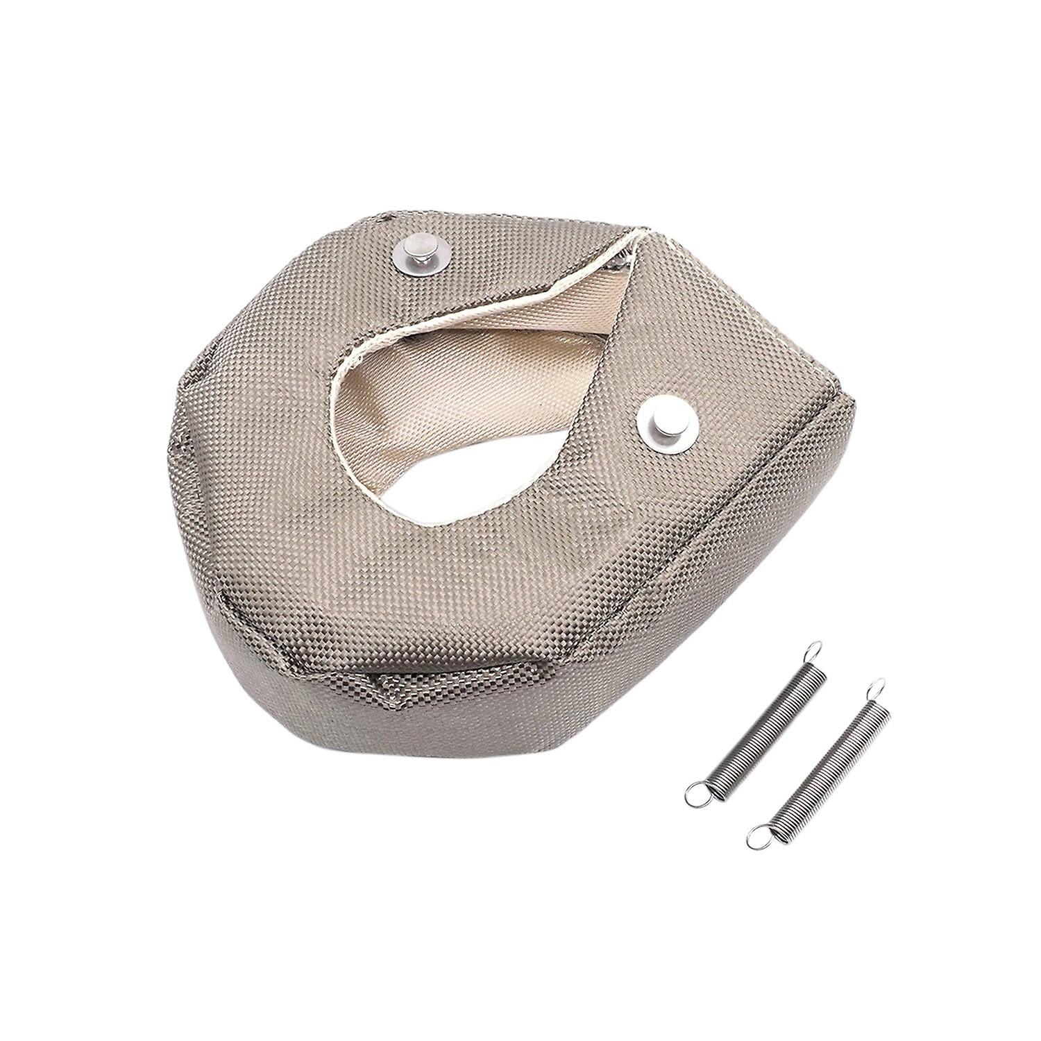 Titaniums Turbos Blanket Cover for Turbocharger Heat Shield Cover with Fastener Springs for T3 T25