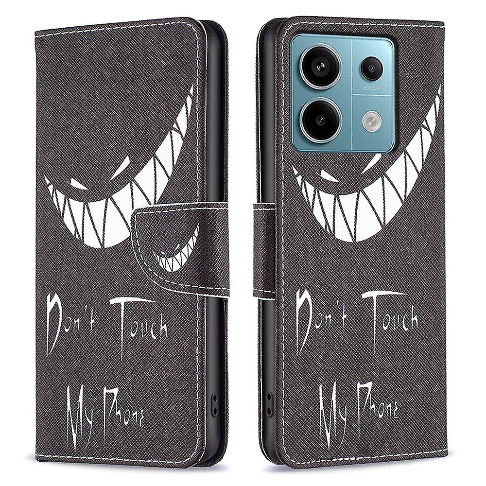 For Xiaomi Redmi Note 13 Pro 4G Flip Wallet Phone Case Pattern Printing Leather Cover