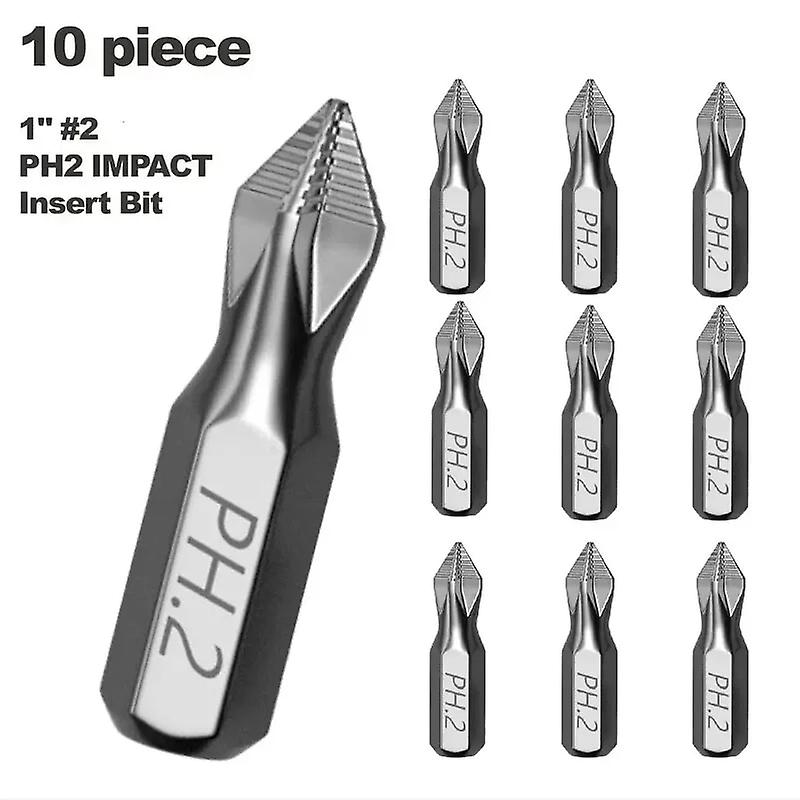 1Inch PH2 Impact Screwdriver Bit - Perfect for Plastic, Wood, and Metal Projects!