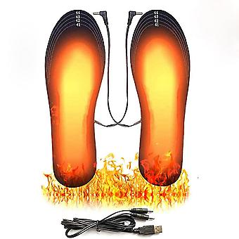 Elétrico Aquecido Pé Palmilha USB Aquecedor Inverno Esqui ao ar livre Pés quentes Almofadas Gift-hao