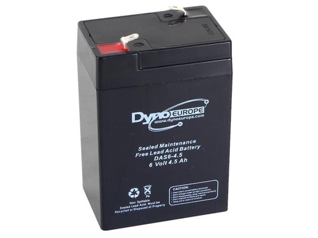 Lead-acid battery 6 V - 4.5 Ah 70 x 48 x 106 mm