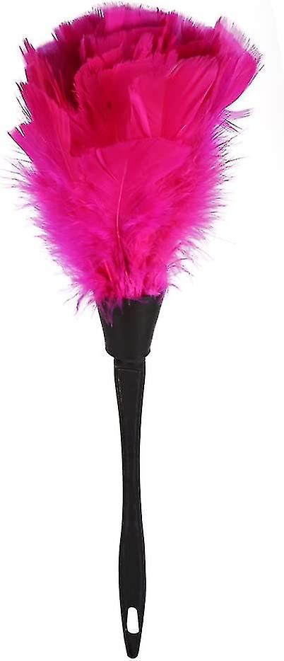 Feather Duster - Spazzola per spolverino morbido in piuma di tacchino con manico nero